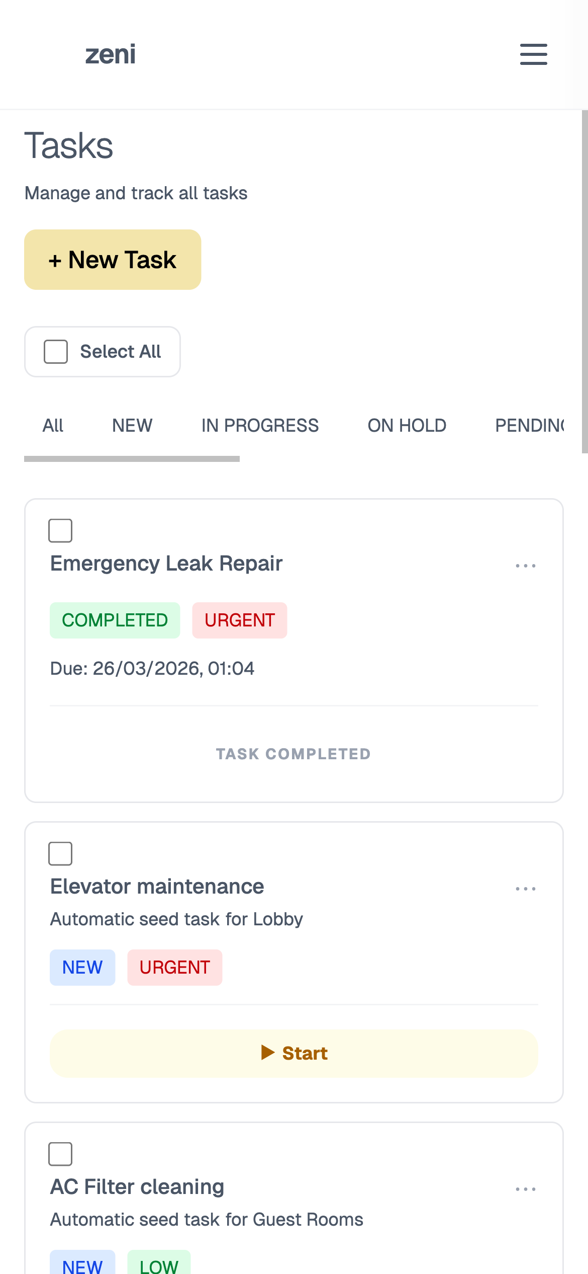 Task UI